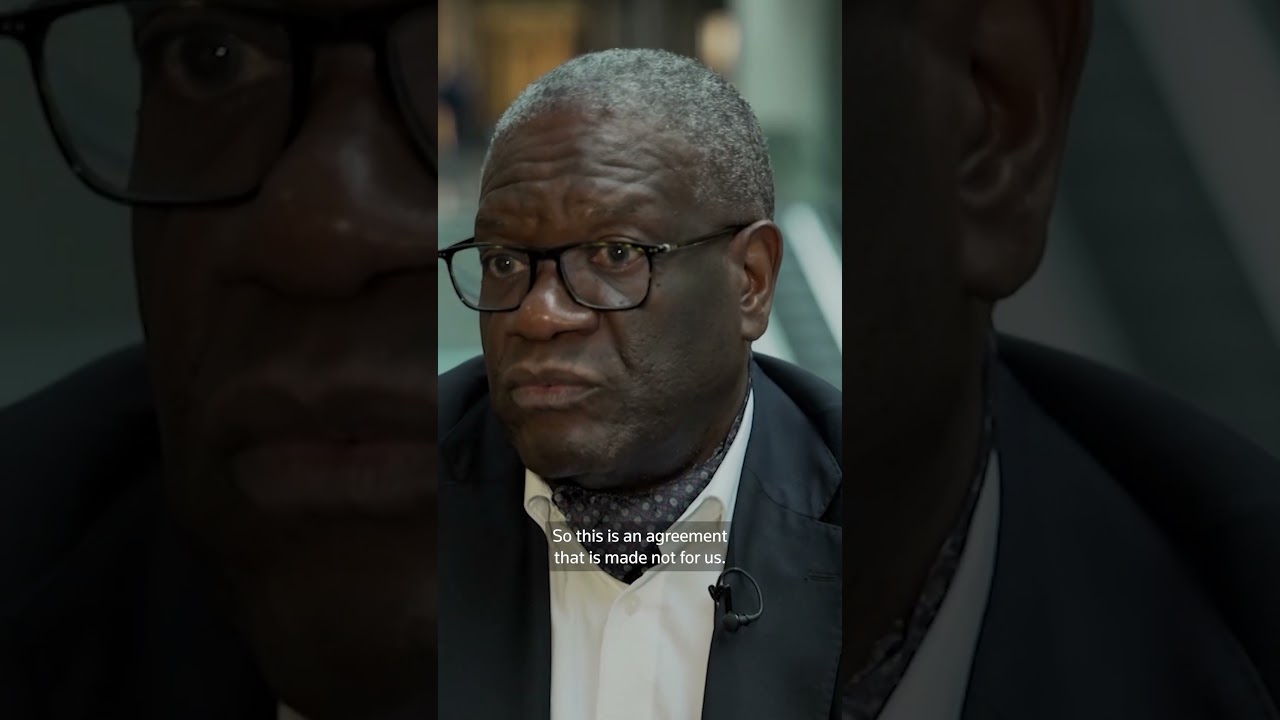 'Not sustainable,' Congo's Mukwege says of peace deal