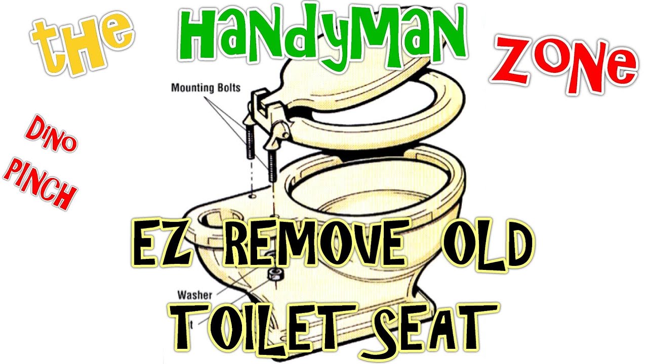 How To Remove An Old Toilet Seat Cover