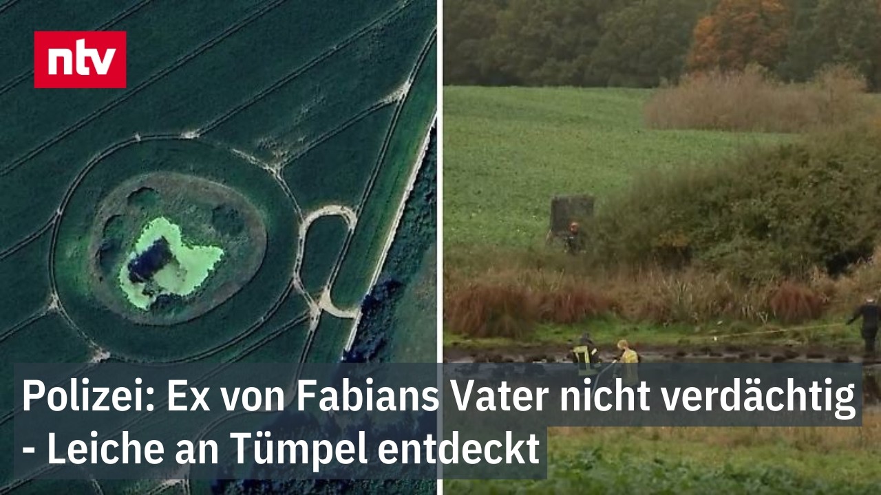 Polizei: Ex von Fabians Vater ist nicht tatverdächtig - Jungenleiche an Tümpel entdeckt