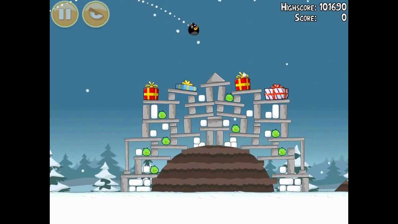 Angry birds seasons greedings 1 4 3 stars