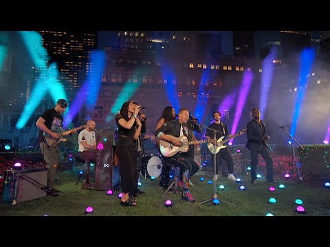 Coldplay - Higher Power (Live on The Tonight Show Starring Jimmy Fallon)