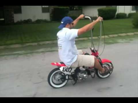 Honda crf50 rat rod lowrider #7