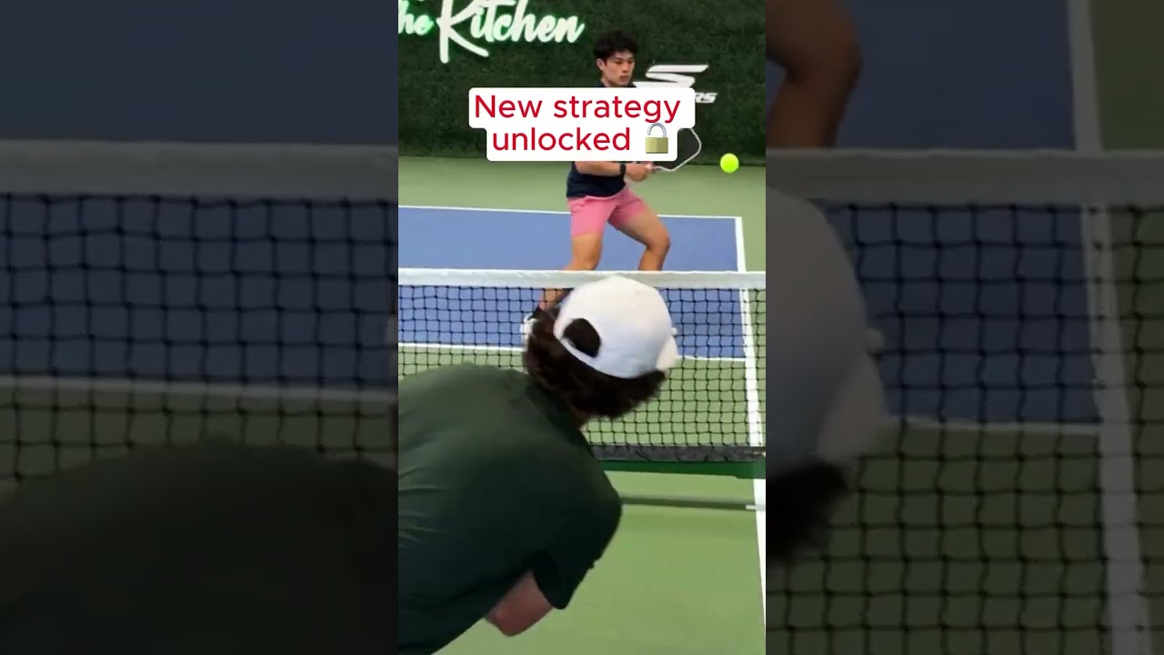 New strategy?? #pickleball #pickleballislife #pickleballaddict #pickleballrocks #pickleballplayers