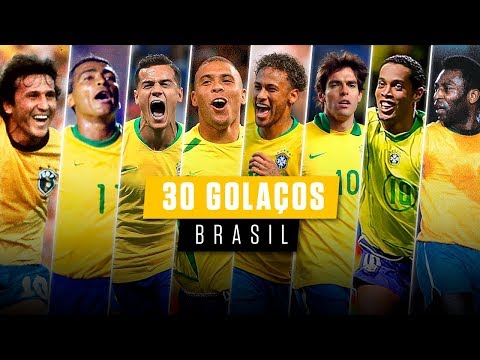 30 GOLAÇOS • SELEÇÃO BRASILEIRA (Sem Copa do Mundo)