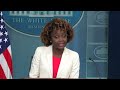 LIVE: White House briefing with Karine Jean-Pierre, John Kirby  - 01:05:10 min - News - Video