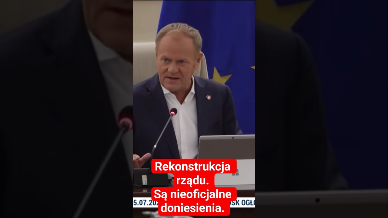 Rekonstrukcja rządu. Są nieoficjalne doniesienia.