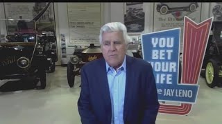 Jay Leno discuses recovery from motorcycle crash