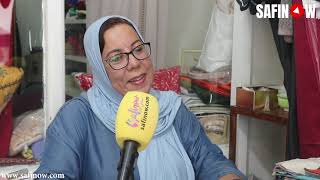 نادية  بن الشريف مصممة تقليدية ومؤطرة تربوية كاين عزوف كبير وهاد العزوف خاصنا لقاو ليه علاج