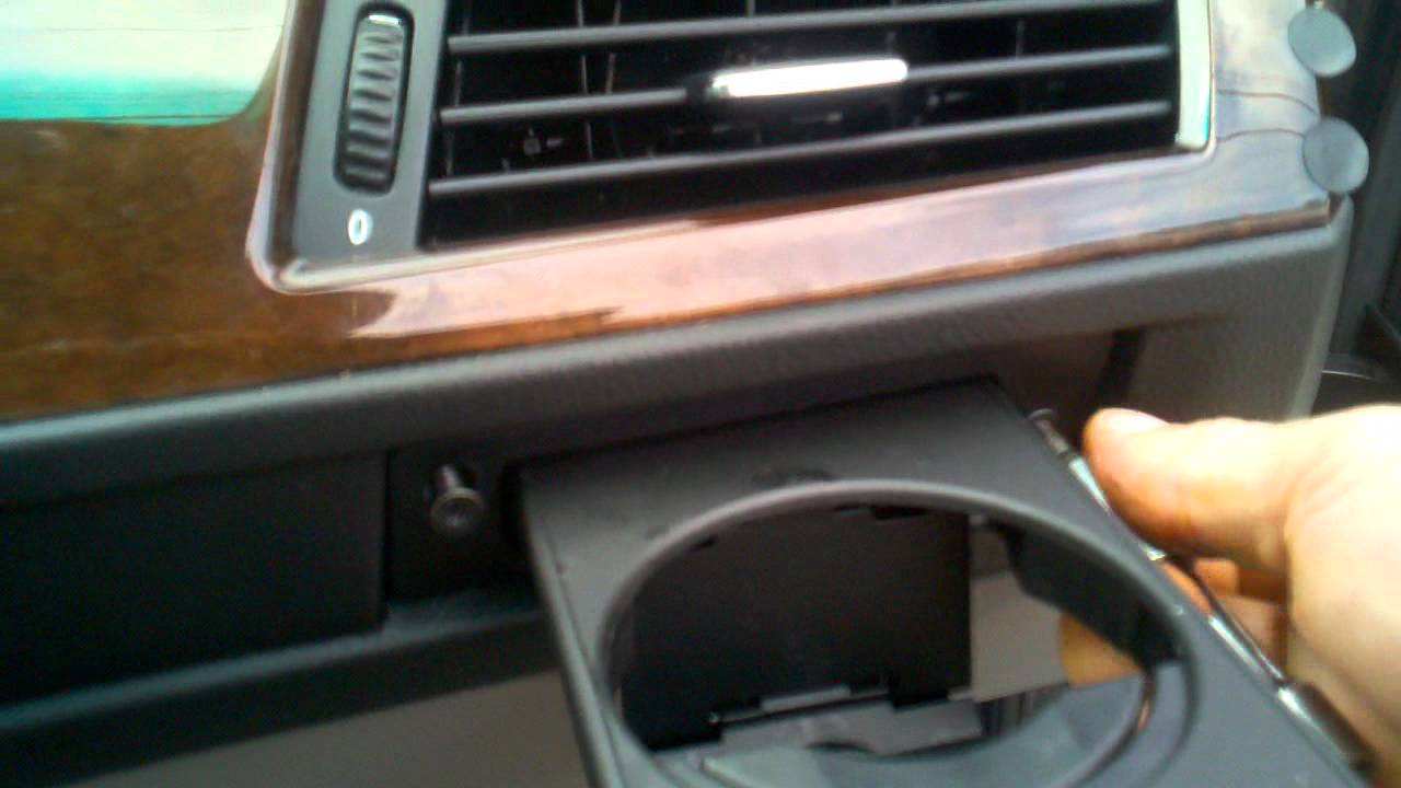 Bmw 740il cup holder repair #4
