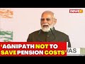 Kargil Vijay Diwas: PM Modi Kargil Speech | Agnipath not to save pension costs |  NewsX