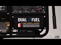 DuroMax Hybrid Dual Fuel 12,000-Watt Electric Start Generator