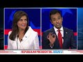 Nikki Haley talks about moment she called Vivek Ramaswamy scum on debate stage  - 06:15 min - News - Video