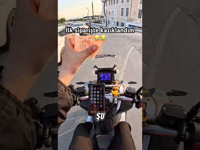 İlk siparişte dolandırıldım 😂😱 #shorts #keşfet #tiktok #motovlog #viral #fyp #reels #kurye