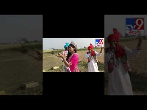 Miss universe Harnaaj Sandhu dancing at her village, viral video