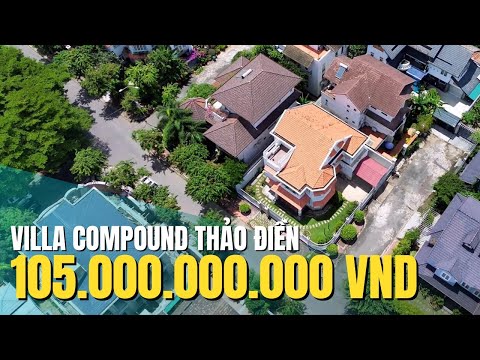 Bán biệt thự Villa Thảo Điền Quận 2 - góc ngã 3 - Compound Fideco - 18.1m x 21m - Sân vườn rộng