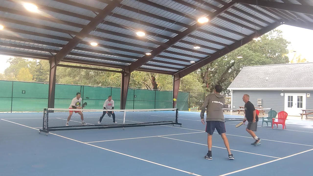 PUNCH-VOLLEY SHOTS TO THE HEAD! 4.5 Pickleball Rec Game at Litchfield, SC