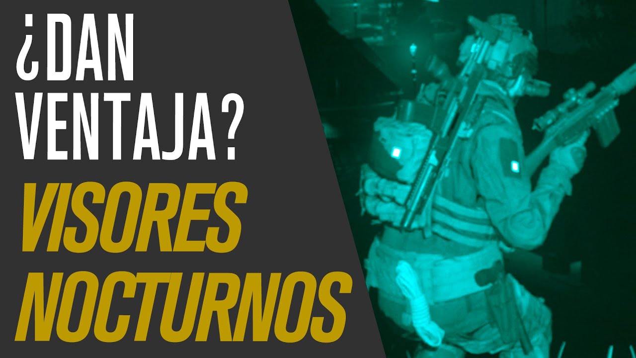 ¿SON ÚTILES LOS VISORES NOCTURNOS EN AIRSOFT? 🧔🏻 BARBAS DE 6MM