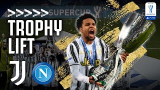 🏆?🍾?? TROPHY LIFT & DRESSING ROOM CELEBRATIONS | Napoli 0-2 Juventus | Supercoppa Italiana