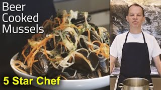 Beer Cooked Mussels Cooking Class with Chef Richard Ekkebus