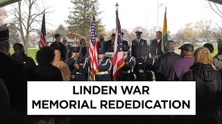 City of Columbus Rededicates Linden War Memorial, Preserving Veterans’ Legacy