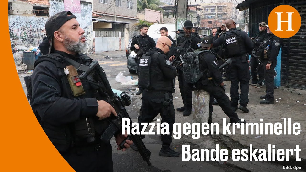 Brasilien: 64 Tote bei Polizeieinsatz in Rio de Janeiro