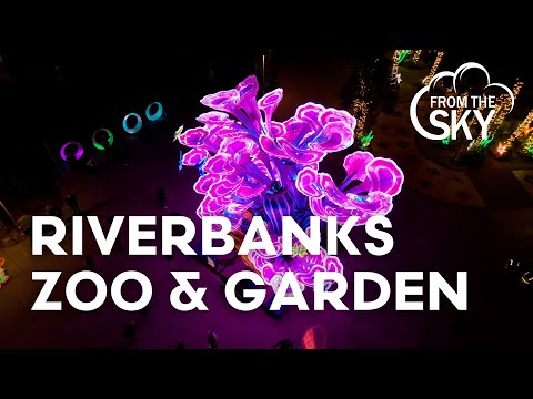 screenshot of youtube video titled Riverbanks Zoo and Gardens | From the Sky