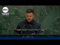 Zelenskyy tells UNGA: No one can feel safe right now