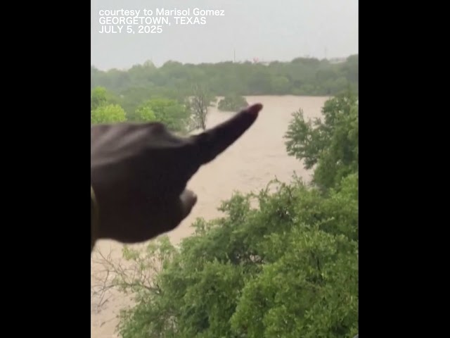 Texas Flooding: San Gabriel River surges near Georgetown