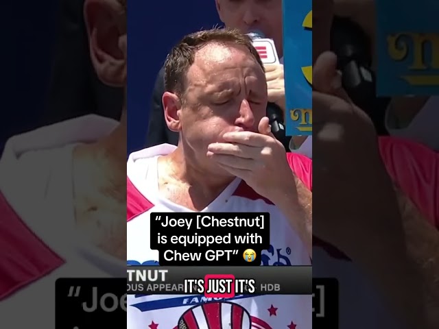 Joey Chestnut has unlocked Chew GPT 😭