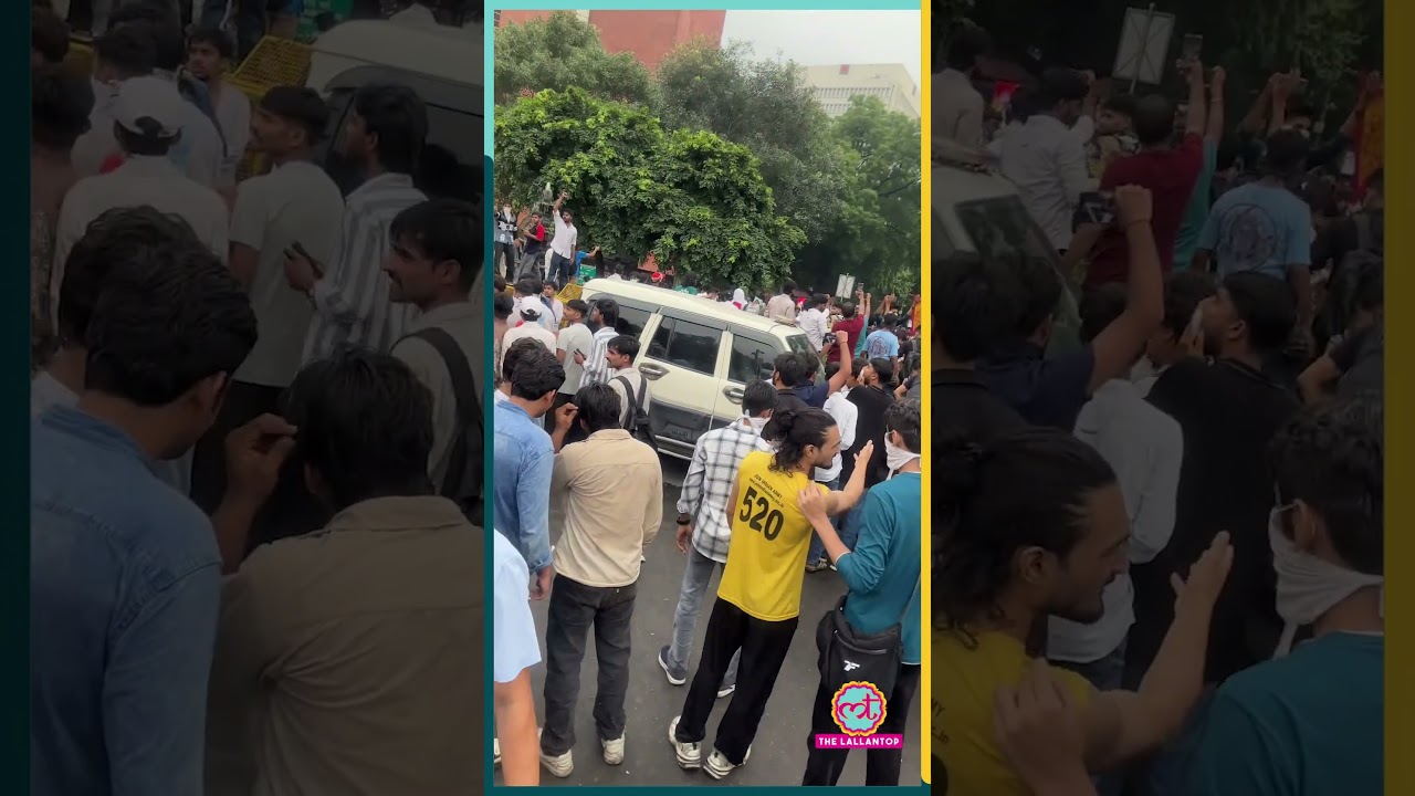 Connaught Place में CJP Protest के दौरान प्रदर्शनकारियों पर पुलिस ने छोड़े टियर गैस के गोले #Shorts