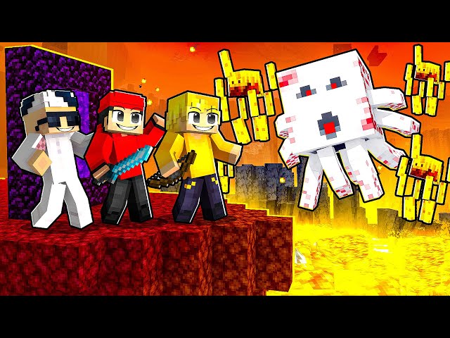 الأصحاب في عالم النذر في ماين كرافت 😱🔥