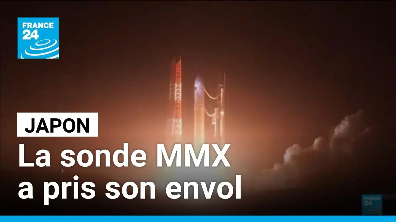 Japon : une fusée décolle vers les lunes de Mars, deux engins français à bord • FRANCE 24