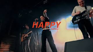 Sløtface - HAPPY (Official Live/Lyric Video)