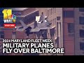 SkyTeam 11: Military planes fly over Baltimore