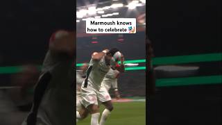 MARMOUSH loves a spooky goal celebration! 😅🎭