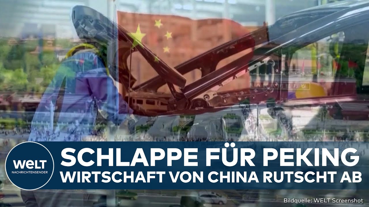 CHINA: Heftige Zahlen! BIP rutscht ab! Wirtschaft wächst so langsam wie seit einem Jahr nicht mehr