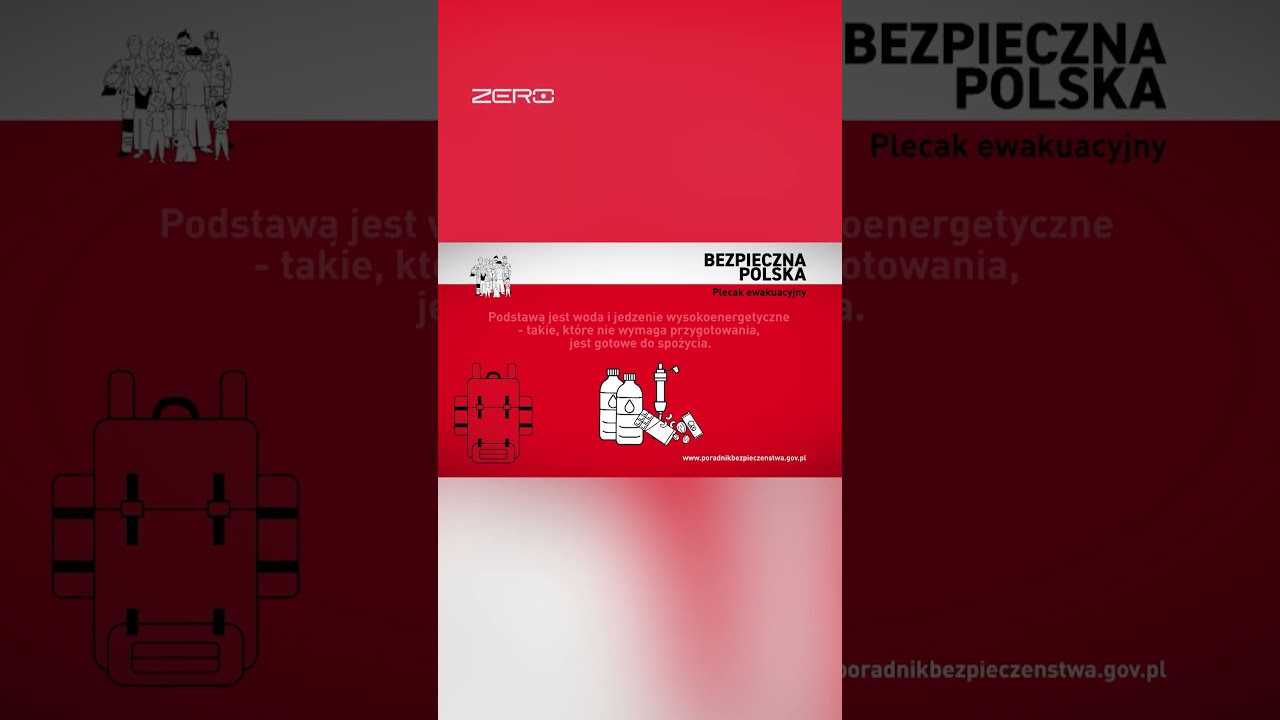 PLECAK EWAKUACYJNY - CO POWINNO SIĘ W NIM ZNALEŹĆ?