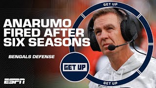 Bengals FIRE DC Lou Anarumo 🚨 'The defense WASTED an all-time season from Burrow' 🗣️ | Get Up