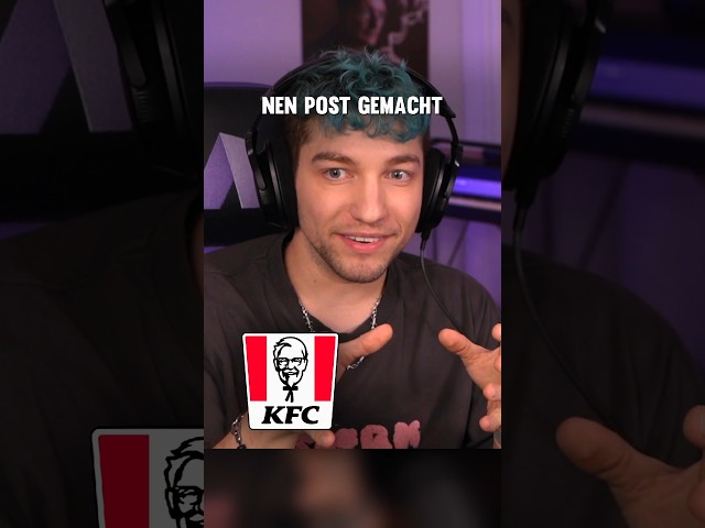 KFC Werbung mit Rezo #rezo