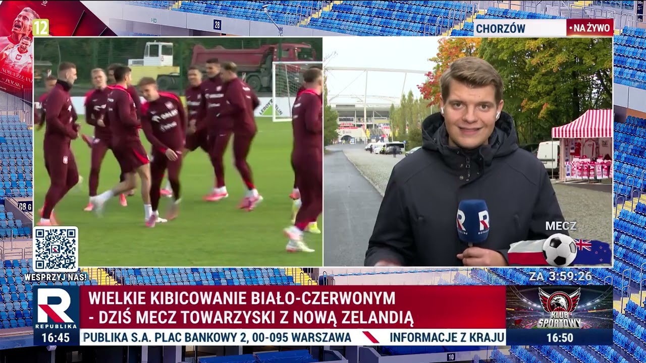 Wielkie kibicowanie biało-czerwonym już niedługo! Mecz Polska - Nowa Zelandia | Republika Dzień