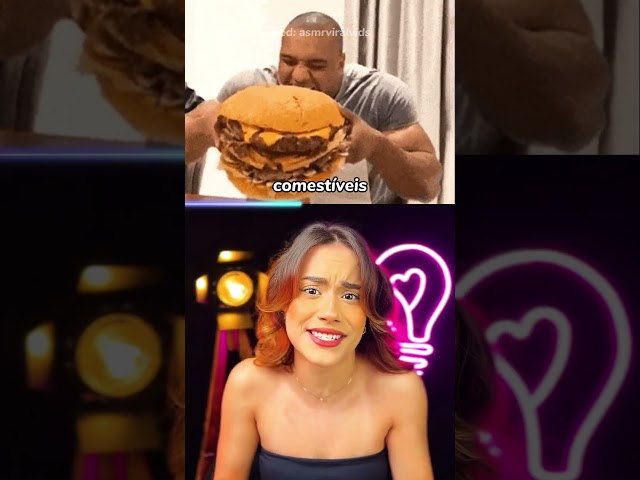 a comida dos filmes é FALSA