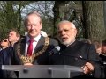 DD News : PM in Germany: Unveils bust of Mahatma Gandhi, Hannover