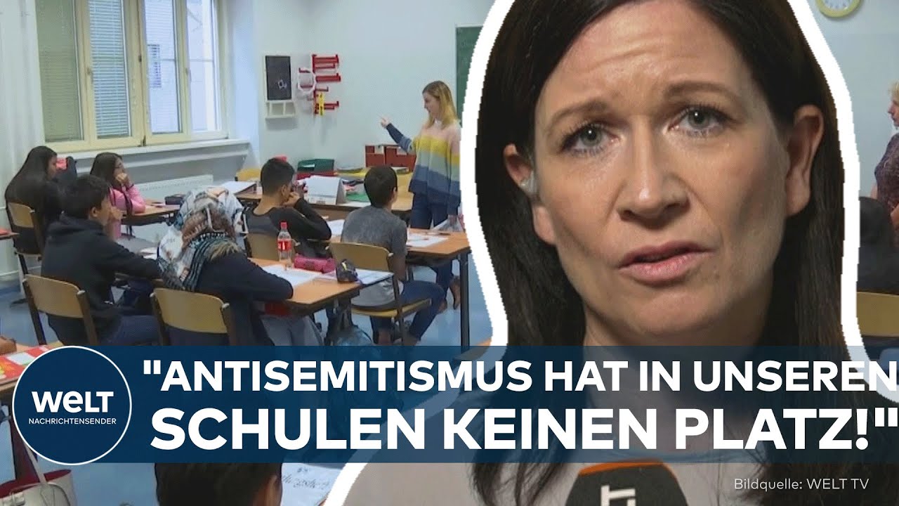 BERLIN: "Wir greifen durch!" Bildungssenatorin bekräftigt Maßnahmen gegen Antisemitismus an Schulen!