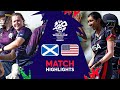 Scotland v USA | Match Highlights | Women’s T20WC Qualifier 2024
