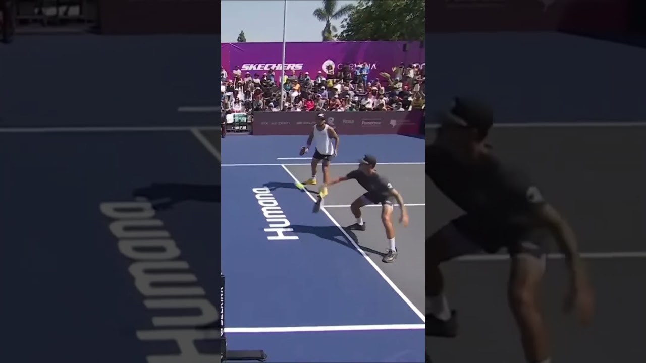 Johns/Johns vs McGuffin/Martinez - Veolia Open Presented by Deep Eddy Vodka (4) #shorts #pickleball