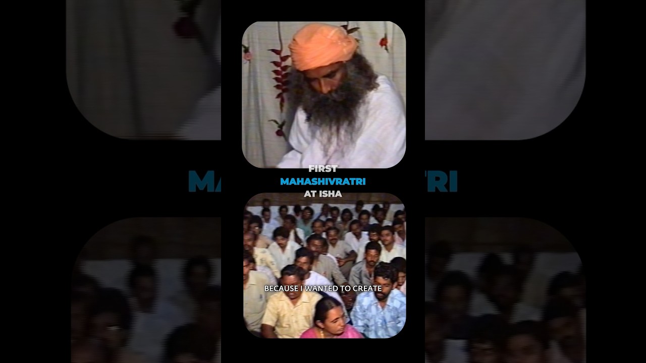 Sadhguru Recounts Isha’s First Mahashivratri