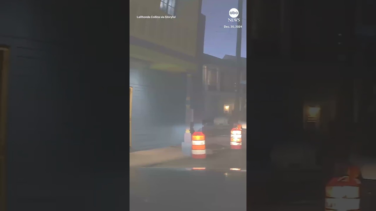 Dashcam captures collapse of multistory building in New Orleans