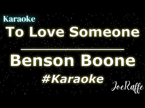 Benson Boone - To Love Someone (Karaoke)