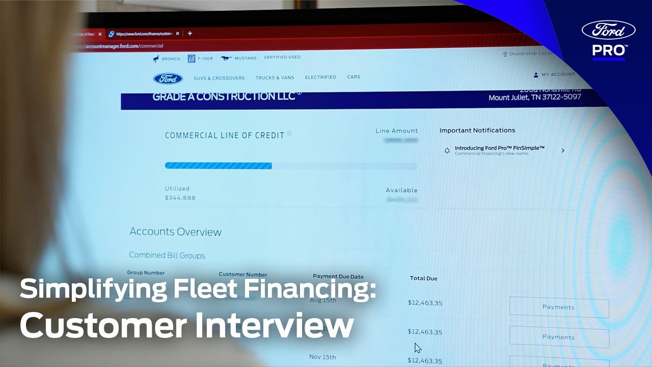 Simplifying Fleet Financing | Customer Interview | Ford Pro™ FinSimple™