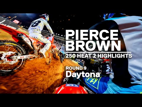 GoPro: Pierce Brown - 2022 Monster Energy Supercross - Daytona - 250 Heat 2 Highlights